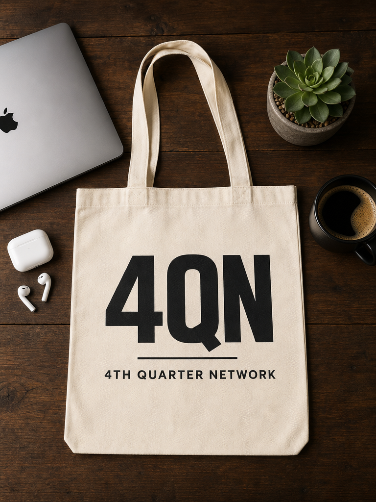 4QN Canvas Tote Bag — lifestyle 3