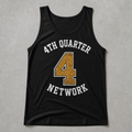 4th Quarter Network 4QN Varsity Tank Top Black - Official Merch