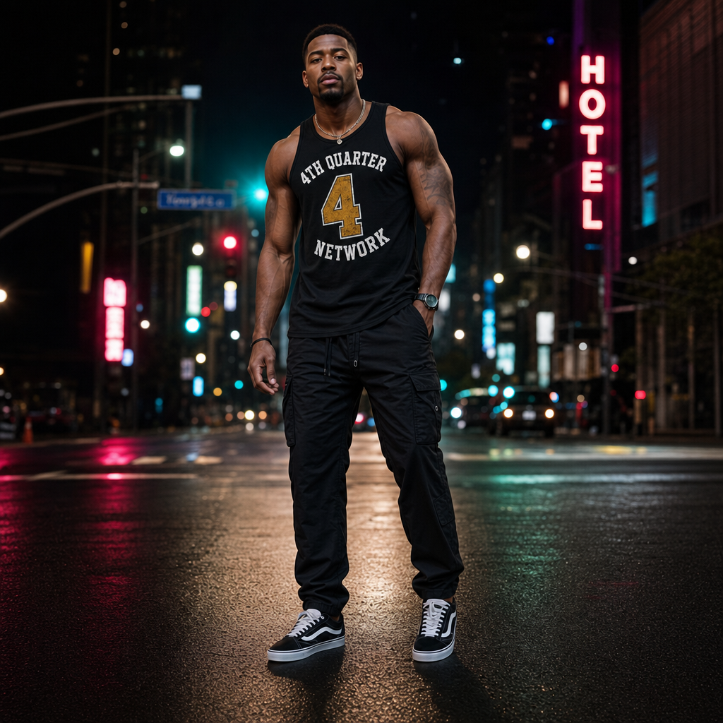 4QN Varsity Tank Top lifestyle-4