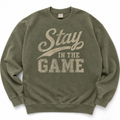 4QN Stay In The Game Crewneck