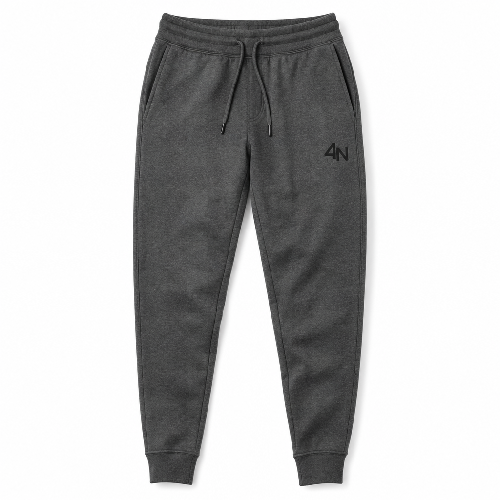 4QN Fleece Sweatpants — Men's Grey